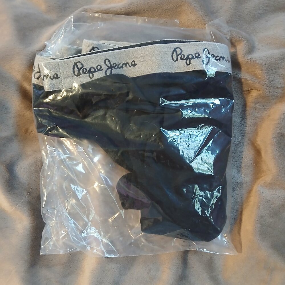 New Pepe Jeans Women's Bikini Panties 3 Pack Black SZ XS NIB